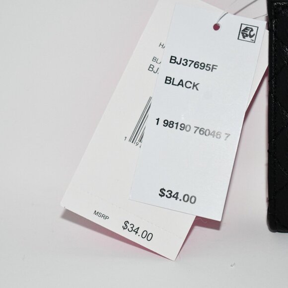 Betsey Johnson Hallow-Queen Card Case Wallet in Black # BJ37695F NWT - Picture 3 of 5